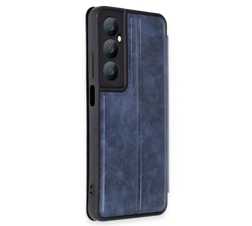 Realme C65 Kılıf Flip Cover - Lacivert