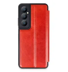 Realme C65 Kılıf Flip Cover - Kırmızı