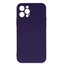 Apple iPhone 12 Pro Max Kılıf Nano içi Kadife Silikon - Mor