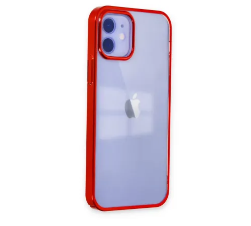Apple iPhone 12 Kılıf Element Silikon - Kırmızı