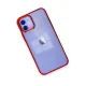 Apple iPhone 12 Kılıf Element Silikon - Kırmızı