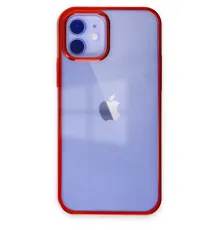 Apple iPhone 12 Kılıf Element Silikon - Kırmızı