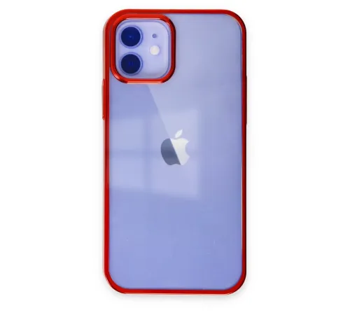 Apple iPhone 12 Kılıf Element Silikon - Kırmızı