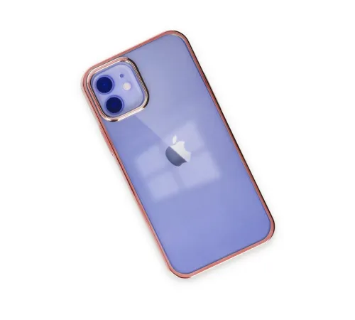 Apple iPhone 12 Kılıf Element Silikon - Pembe