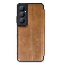 Realme C65 Kılıf Flip Cover - Taba