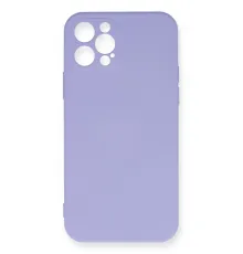 Apple iPhone 12 Pro Max Kılıf Nano içi Kadife Silikon - Lila