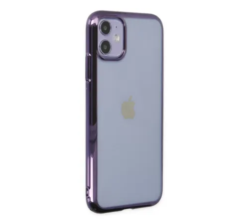Apple iPhone 12 Kılıf Element Silikon - Mor