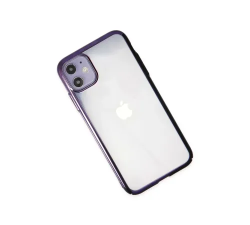 Apple iPhone 12 Kılıf Element Silikon - Mor