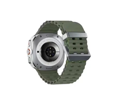 Watch 7 Ultra KR417 Rug Silikon Kordon - Koyu Yeşil