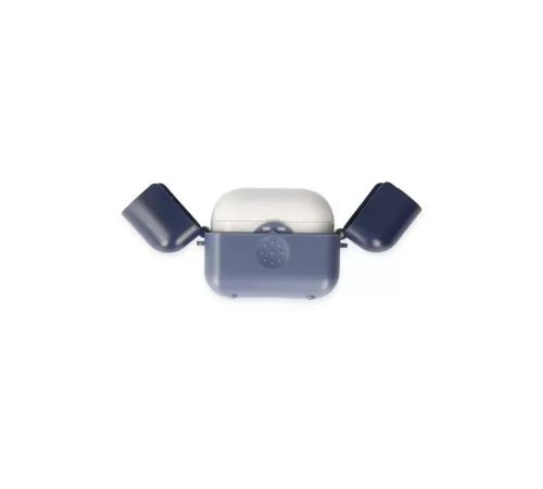 Apple Airpods 3 (3.nesil) Basmalı Kılıf - Mavi-Lacivert