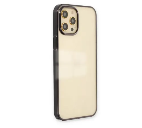 Apple iPhone 12 Pro Max Kılıf Element Silikon - Siyah