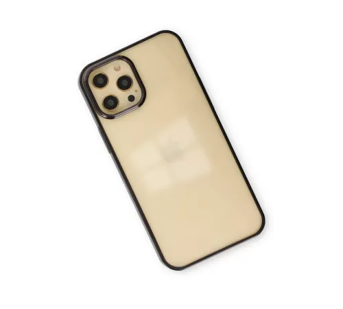 Apple iPhone 12 Pro Max Kılıf Element Silikon - Siyah
