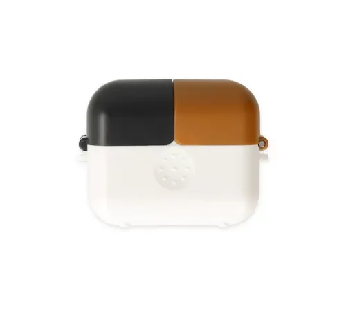 Apple Airpods 3 (3.nesil) Basmalı Kılıf - Beyaz-Siyah-Kahverengi