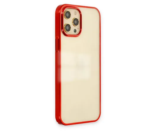 Apple iPhone 12 Pro Max Kılıf Element Silikon - Kırmızı