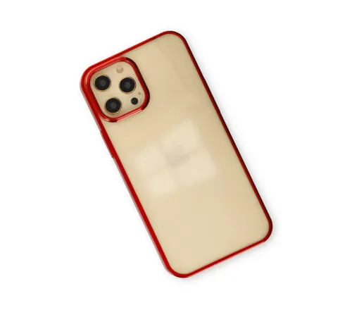 Apple iPhone 12 Pro Max Kılıf Element Silikon - Kırmızı