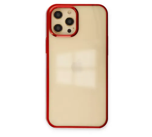 Apple iPhone 12 Pro Max Kılıf Element Silikon - Kırmızı