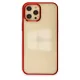 Apple iPhone 12 Pro Max Kılıf Element Silikon - Kırmızı