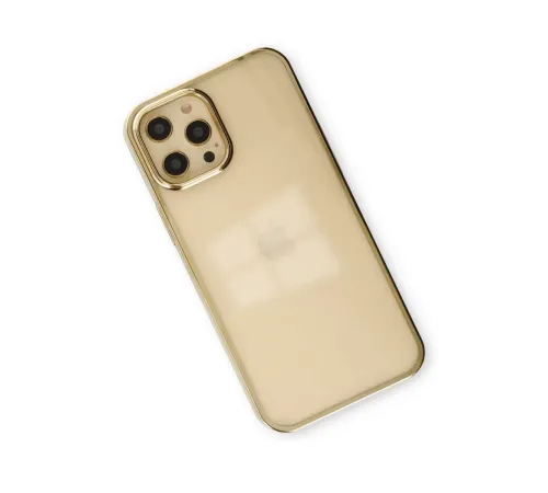 Apple iPhone 12 Pro Max Kılıf Element Silikon - Gold
