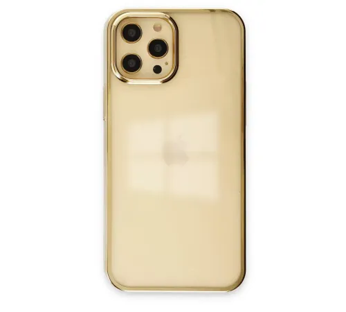 Apple iPhone 12 Pro Max Kılıf Element Silikon - Gold