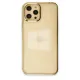 Apple iPhone 12 Pro Max Kılıf Element Silikon - Gold