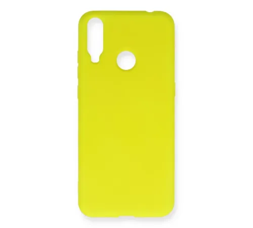 General Mobile GM 10 Kılıf Nano içi Kadife Silikon - Sarı