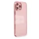 Apple iPhone 12 Pro Max Kılıf Element Silikon - Pembe