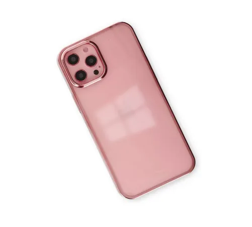 Apple iPhone 12 Pro Max Kılıf Element Silikon - Pembe