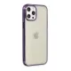 Apple iPhone 12 Pro Max Kılıf Element Silikon - Mor