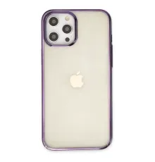 Apple iPhone 12 Pro Max Kılıf Element Silikon - Mor