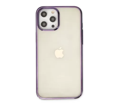Apple iPhone 12 Pro Max Kılıf Element Silikon - Mor