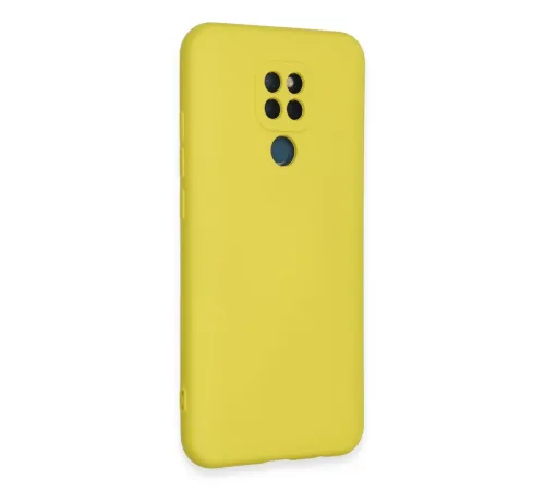 General Mobile GM 20 Kılıf Nano içi Kadife Silikon - Sarı