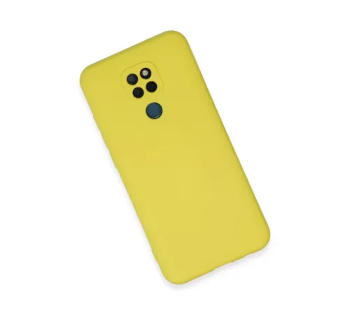 General Mobile GM 20 Kılıf Nano içi Kadife Silikon - Sarı