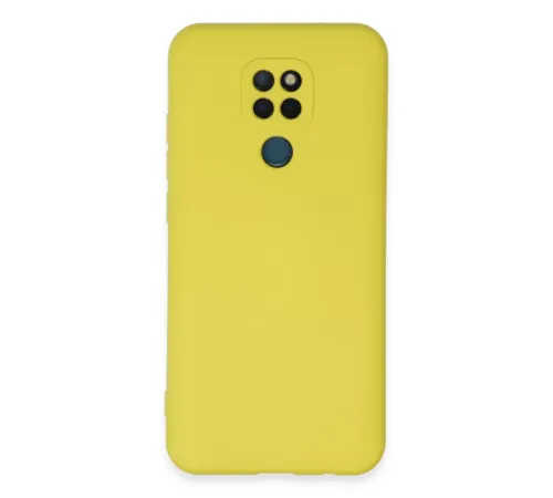 General Mobile GM 20 Kılıf Nano içi Kadife Silikon - Sarı