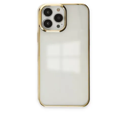 Apple iPhone 13 Pro Kılıf Element Silikon - Gold