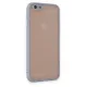 Apple iPhone 6 Kılıf Montreal Silikon Kapak - Gri