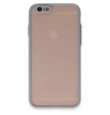 Apple iPhone 6 Kılıf Montreal Silikon Kapak - Gri