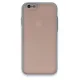 Apple iPhone 6 Kılıf Montreal Silikon Kapak - Gri