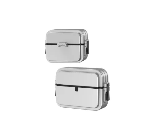 Apple Airpods 3 (3.nesil) 404 Kilitli Kılıf - Gri
