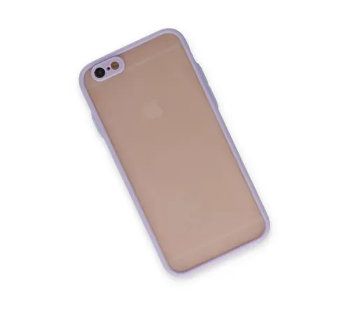 Apple iPhone 6 Kılıf Montreal Silikon Kapak - Mor