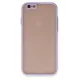 Apple iPhone 6 Kılıf Montreal Silikon Kapak - Mor