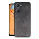 Vivo Y18 Kılıf Aras Deri Kapak - Siyah