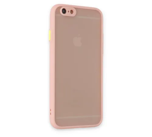 Apple iPhone 6 Kılıf Montreal Silikon Kapak - Pembe