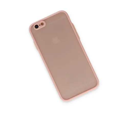 Apple iPhone 6 Kılıf Montreal Silikon Kapak - Pembe