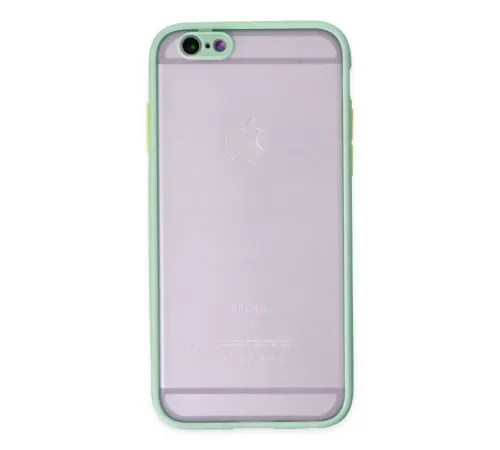 Apple iPhone 6 Kılıf Montreal Silikon Kapak - Turkuaz