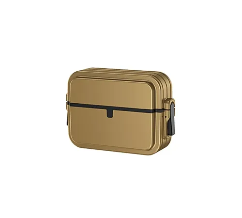 Apple Airpods 3 (3.nesil) 404 Kilitli Kılıf - Gold