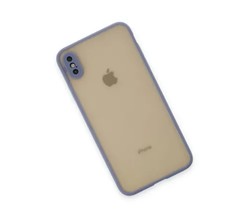 Apple iPhone X Kılıf Montreal Silikon Kapak - Gri