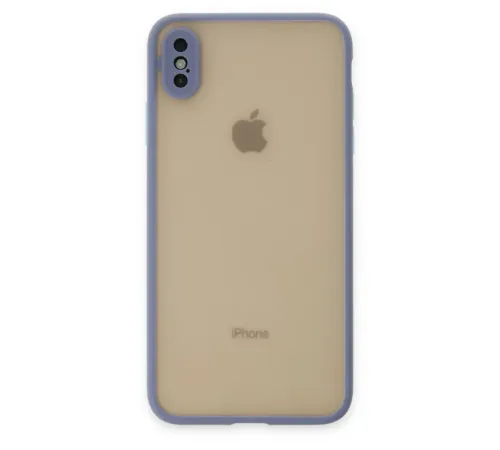 Apple iPhone X Kılıf Montreal Silikon Kapak - Gri