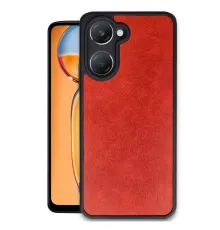 Vivo Y18 Kılıf Aras Deri Kapak - Kırmızı