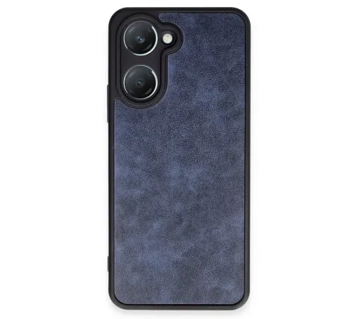 Vivo Y18 Kılıf Aras Deri Kapak - Lacivert