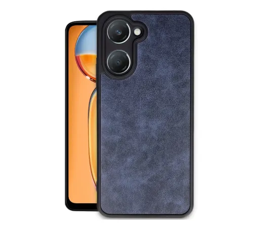 Vivo Y18 Kılıf Aras Deri Kapak - Lacivert